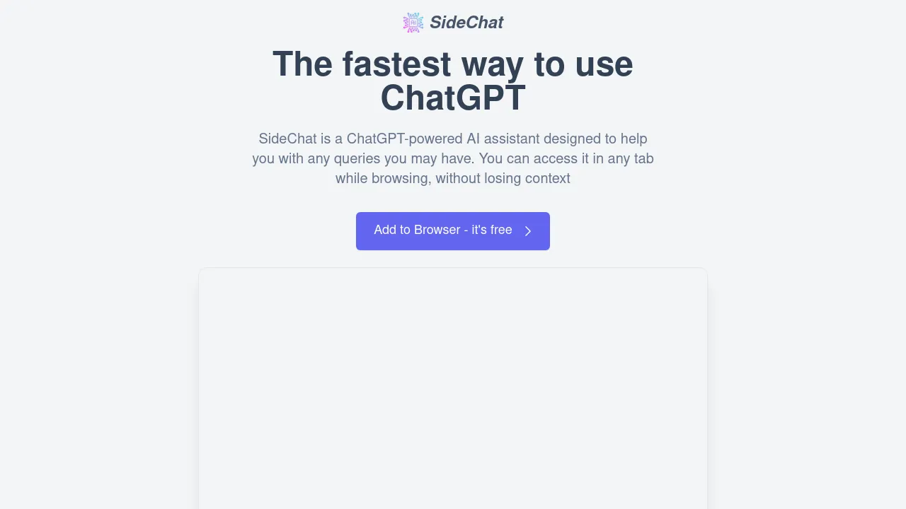 Sidechat screenshot