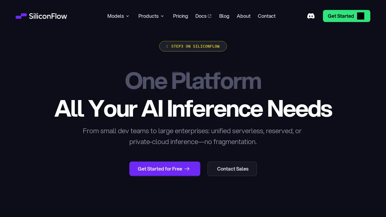 SiliconFlow – AI Infrastructure for LLMs & Multimodal Models