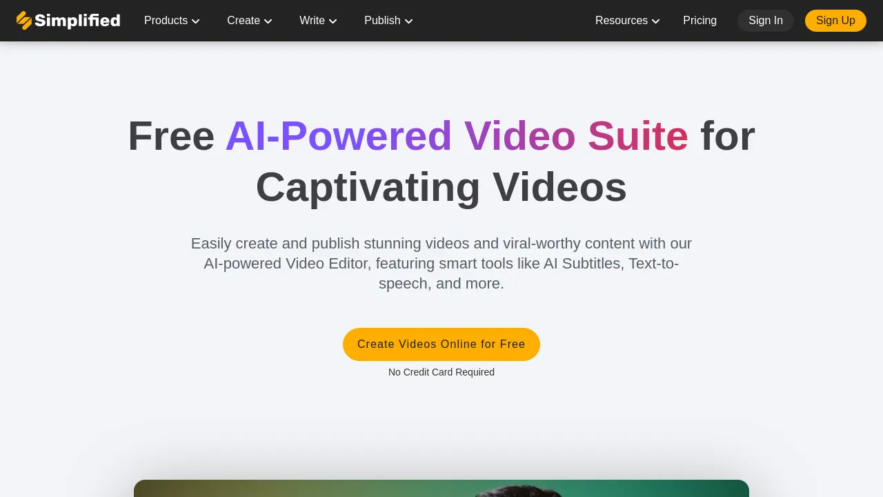 Simplified Video Suite screenshot