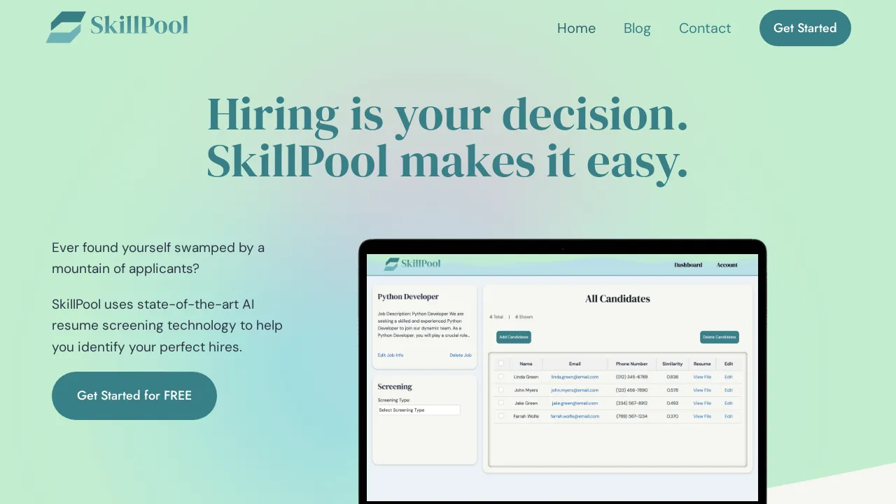 SkillPool screenshot