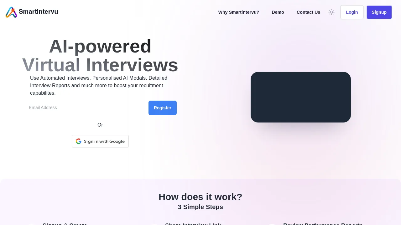 SmartIntervu screenshot