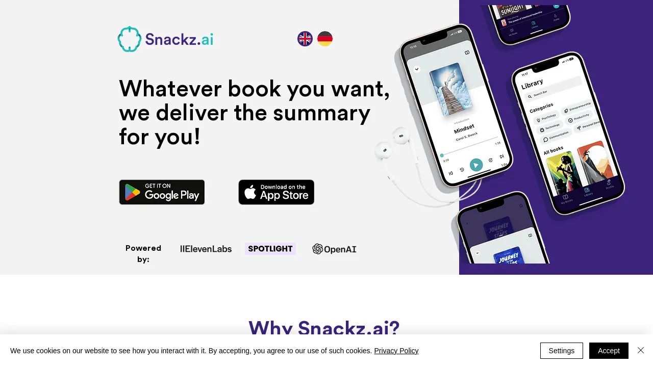 SnackzAI screenshot