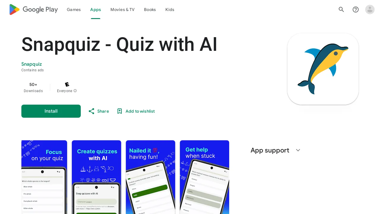 Snapquiz - quiz with AI screenshot