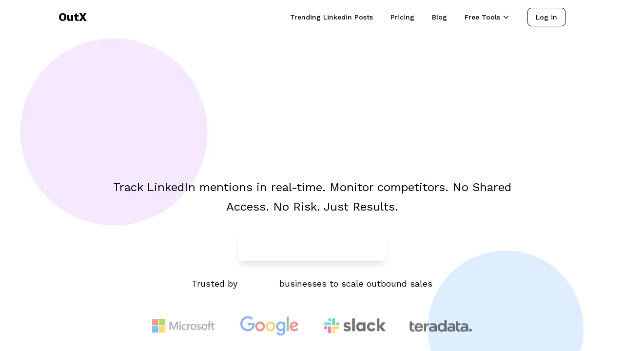 Social listening linkedin | OutX.ai