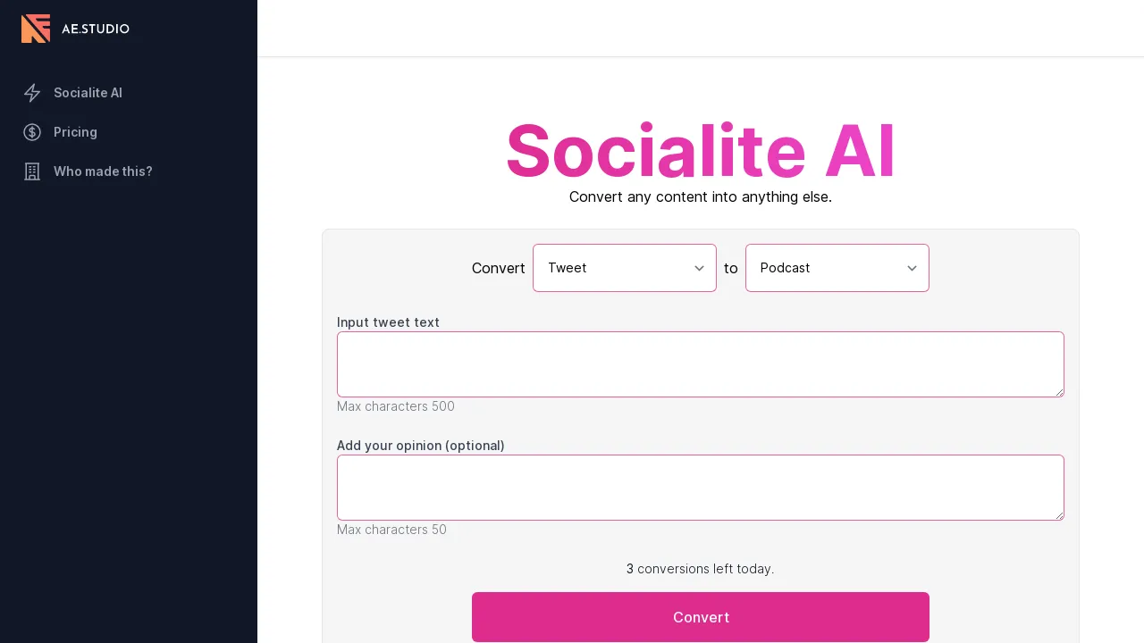 Socialiteai screenshot