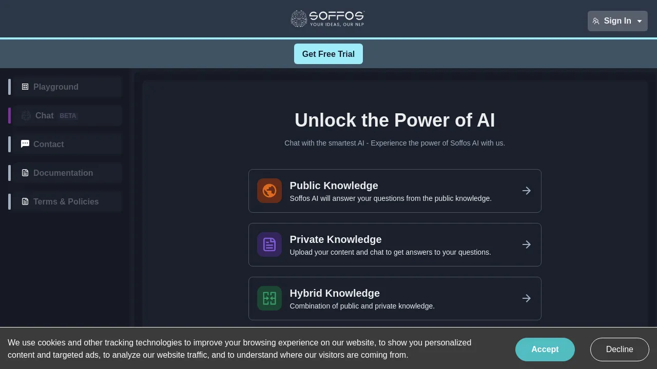 Soffos AI screenshot