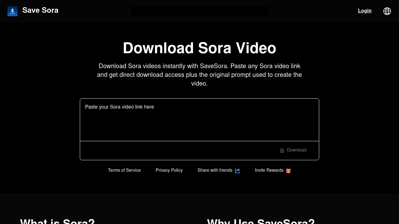 Sora 2 video downloader