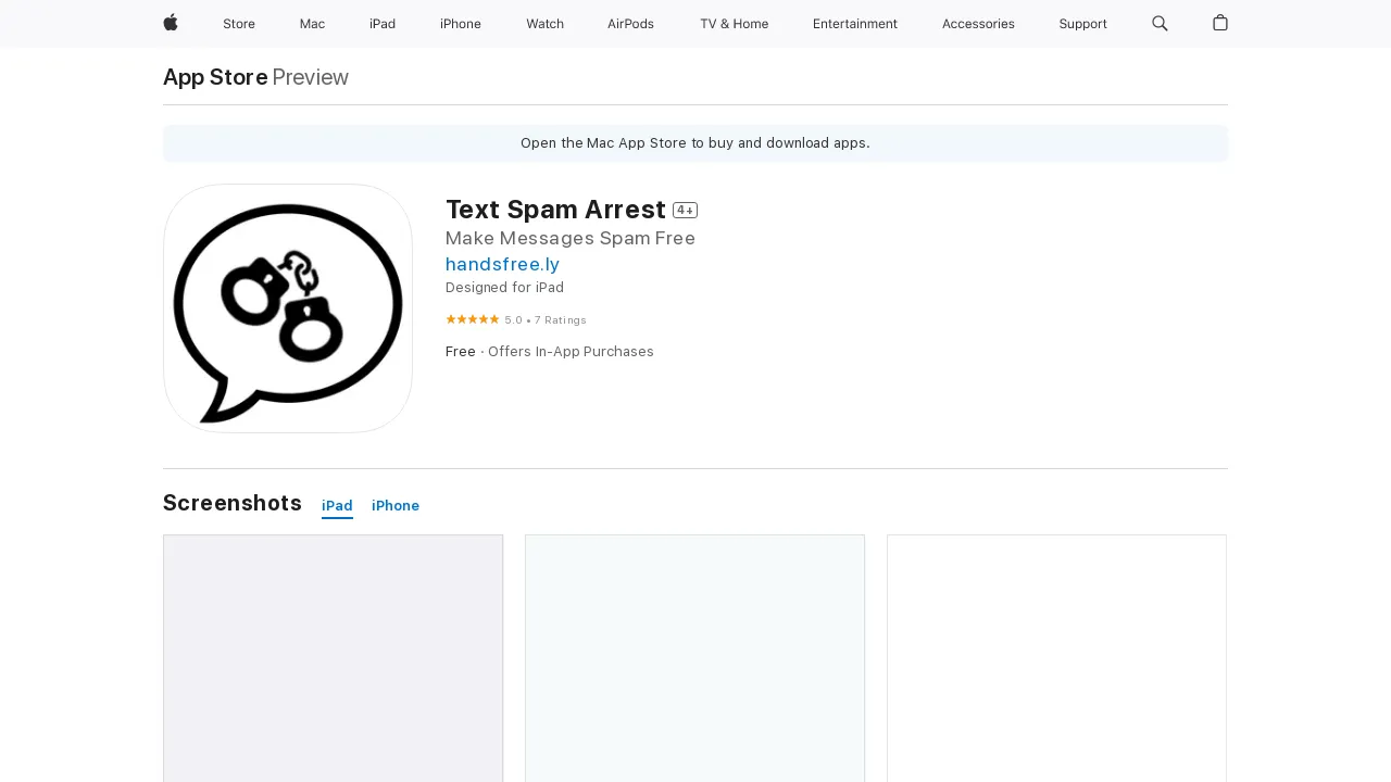 Spam Arrest Filter screenshot
