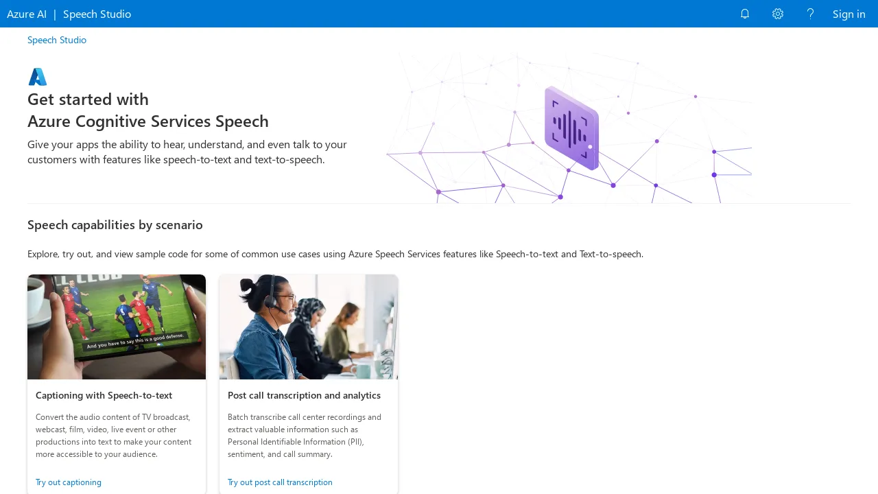 Speech Studio screenshot