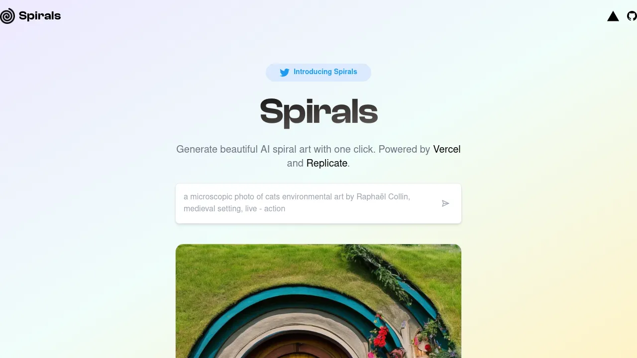 Spirals screenshot
