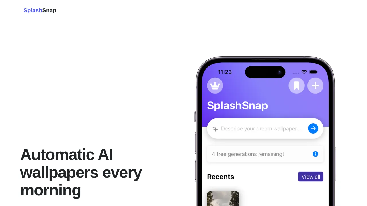 SplashSnap screenshot