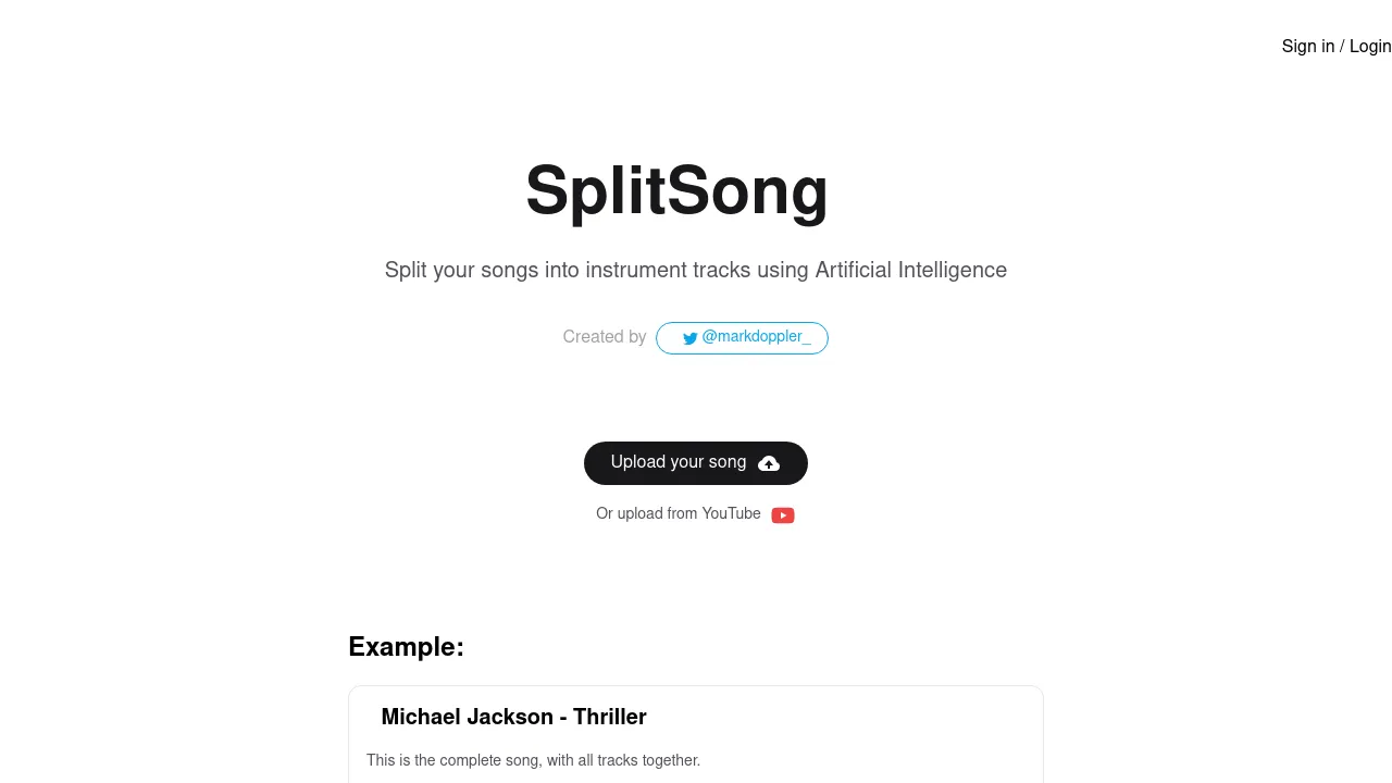 SplitSong screenshot