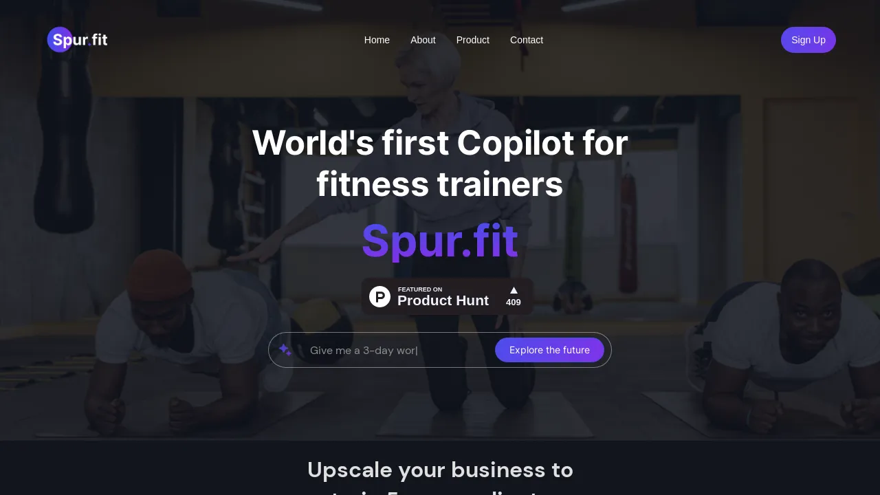 Spur.fit screenshot