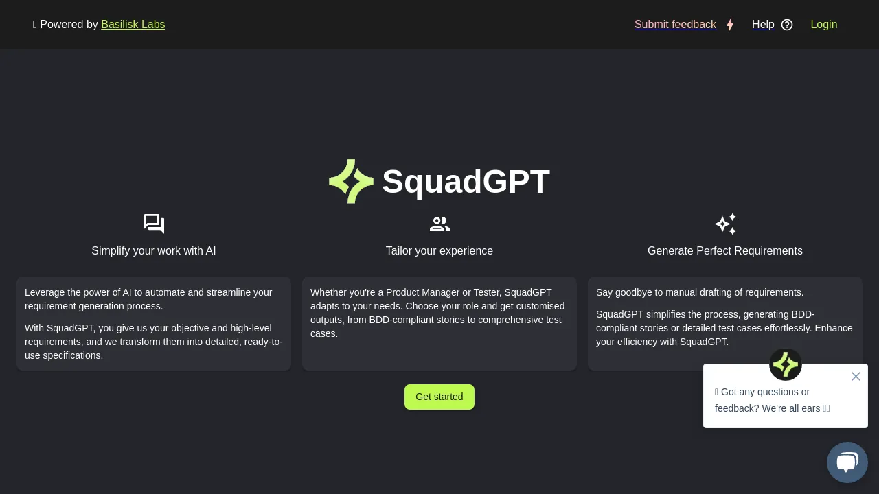 SquadGPT screenshot