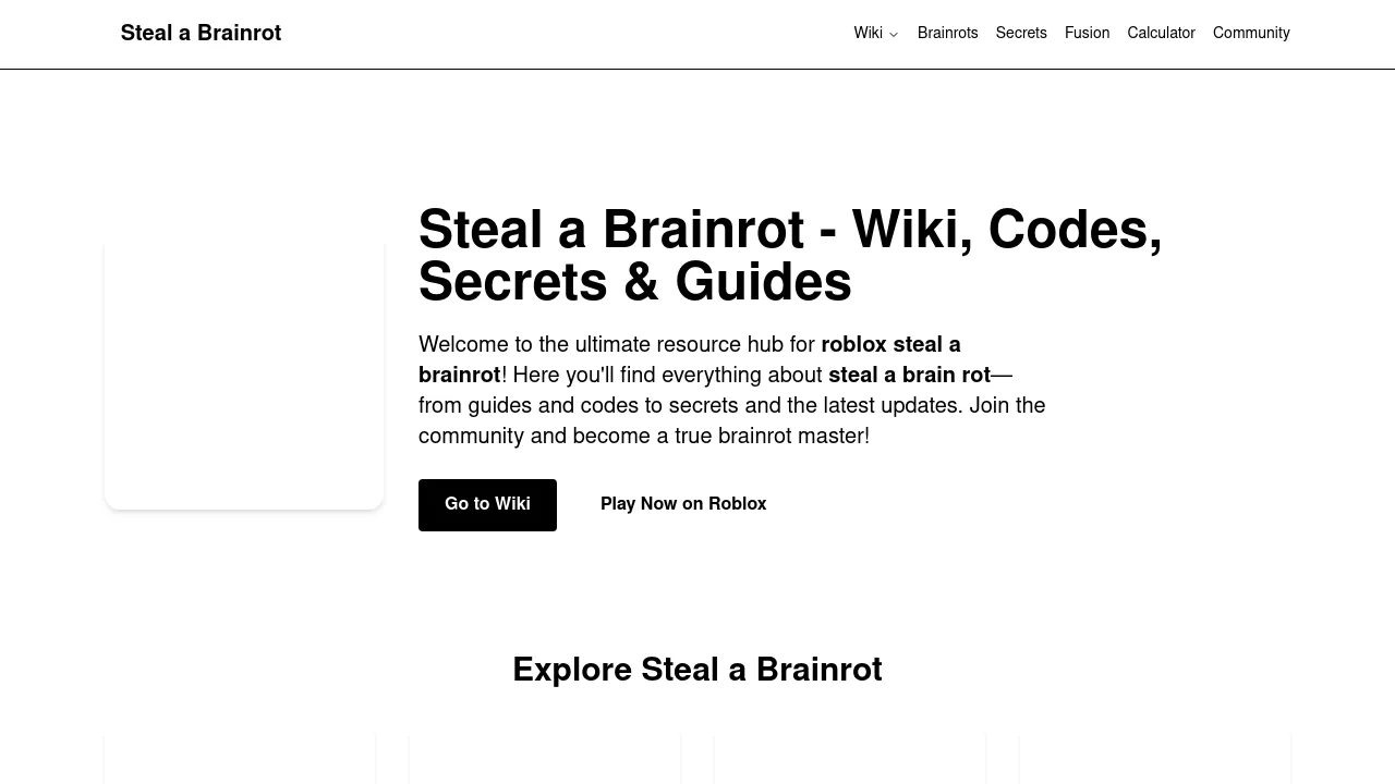 Steal a Brainrot Fan - Your ultimate guide to mastering Steal a Brainrot!