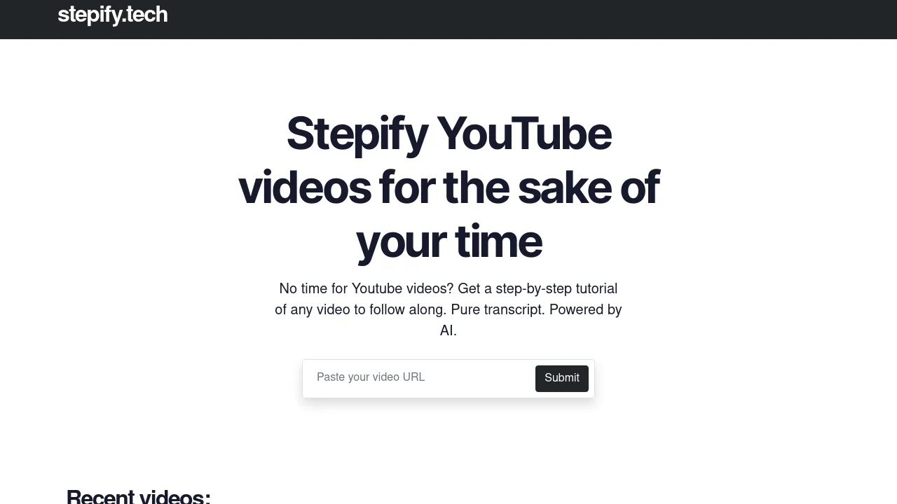 Stepify screenshot