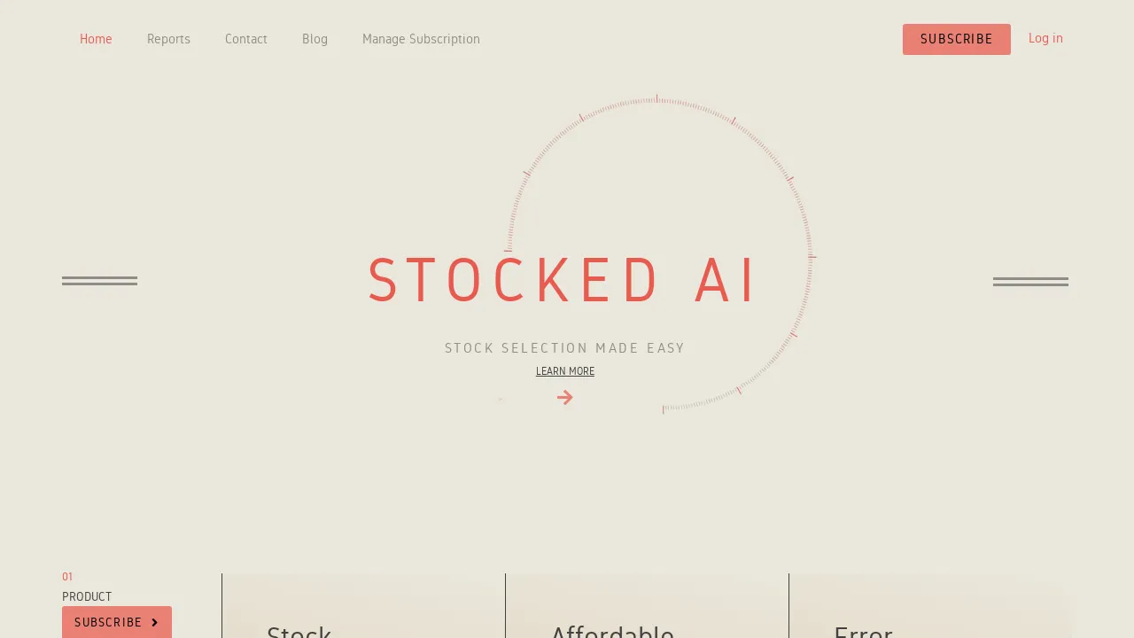 Stocked AI screenshot