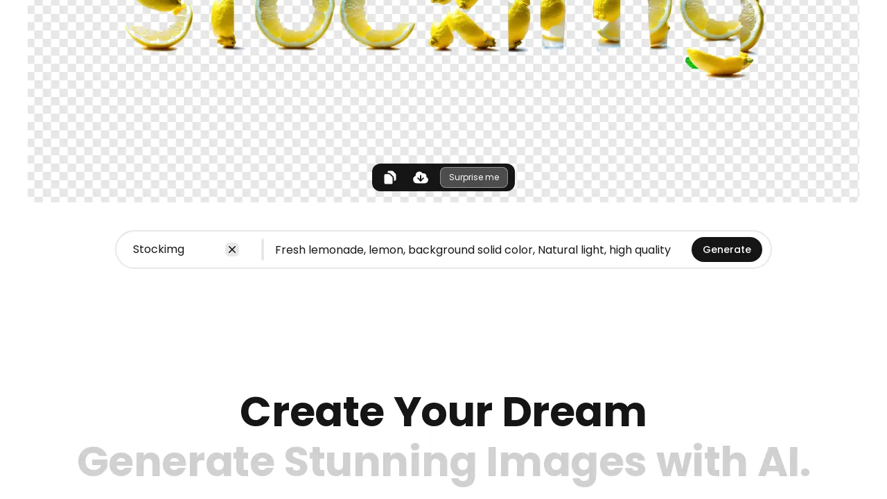 Stockimg Text Styles screenshot