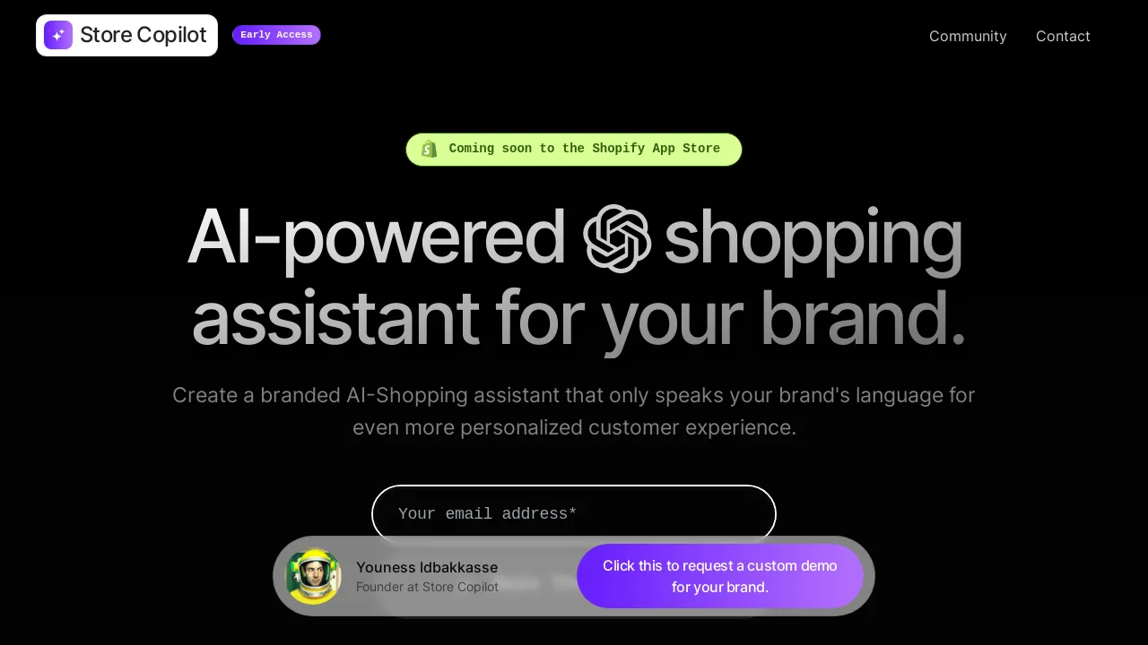 Store Copilot screenshot