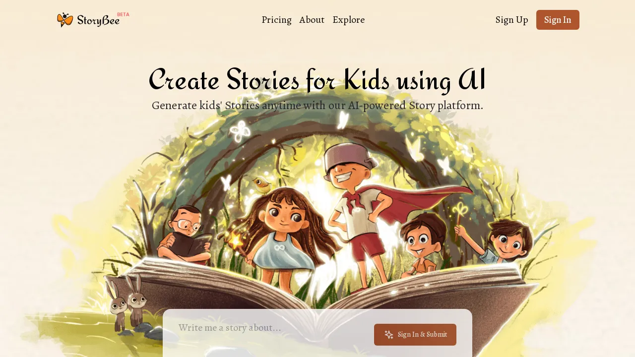 StoryBee screenshot