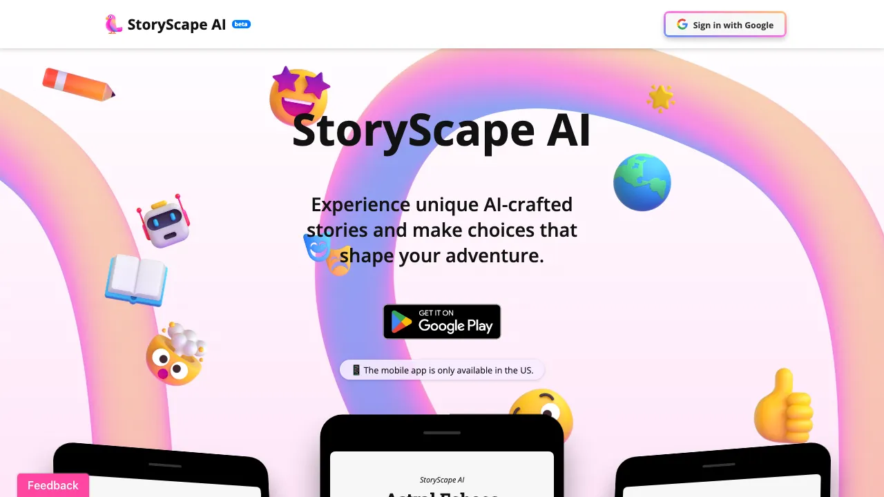 StoryScape AI screenshot