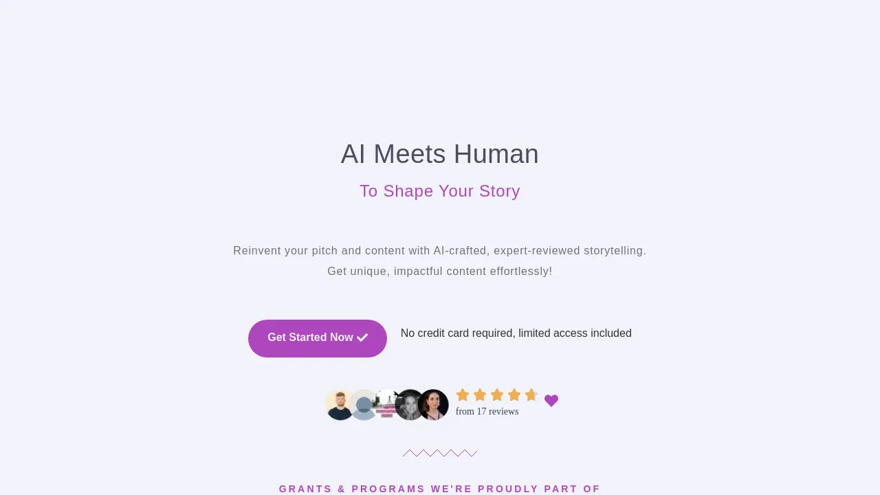 Storypitch.ai screenshot