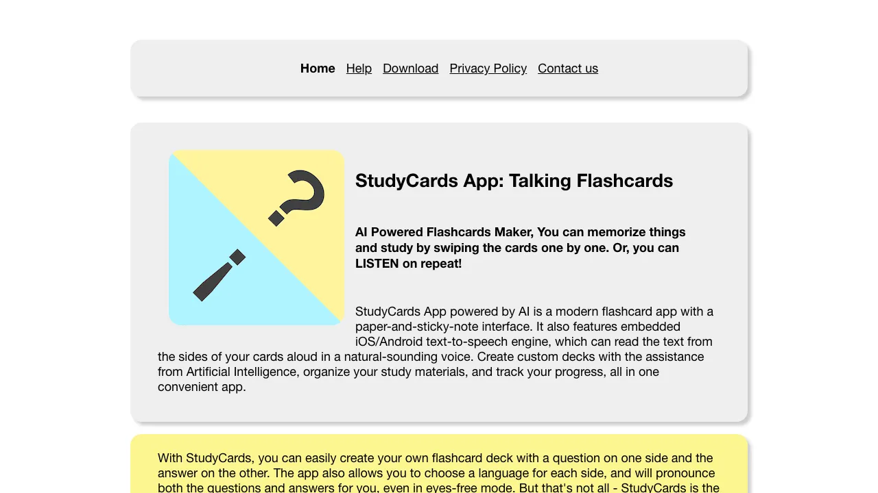 StudyCards screenshot