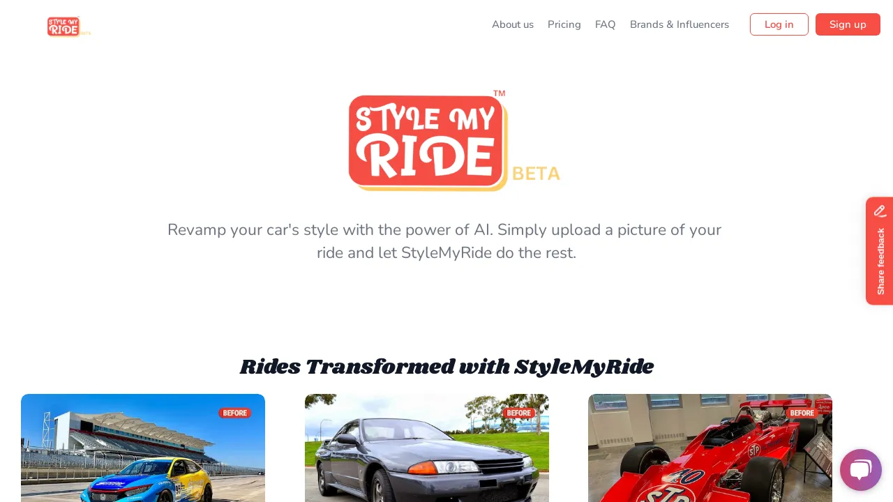 StyleMyRide.AI screenshot