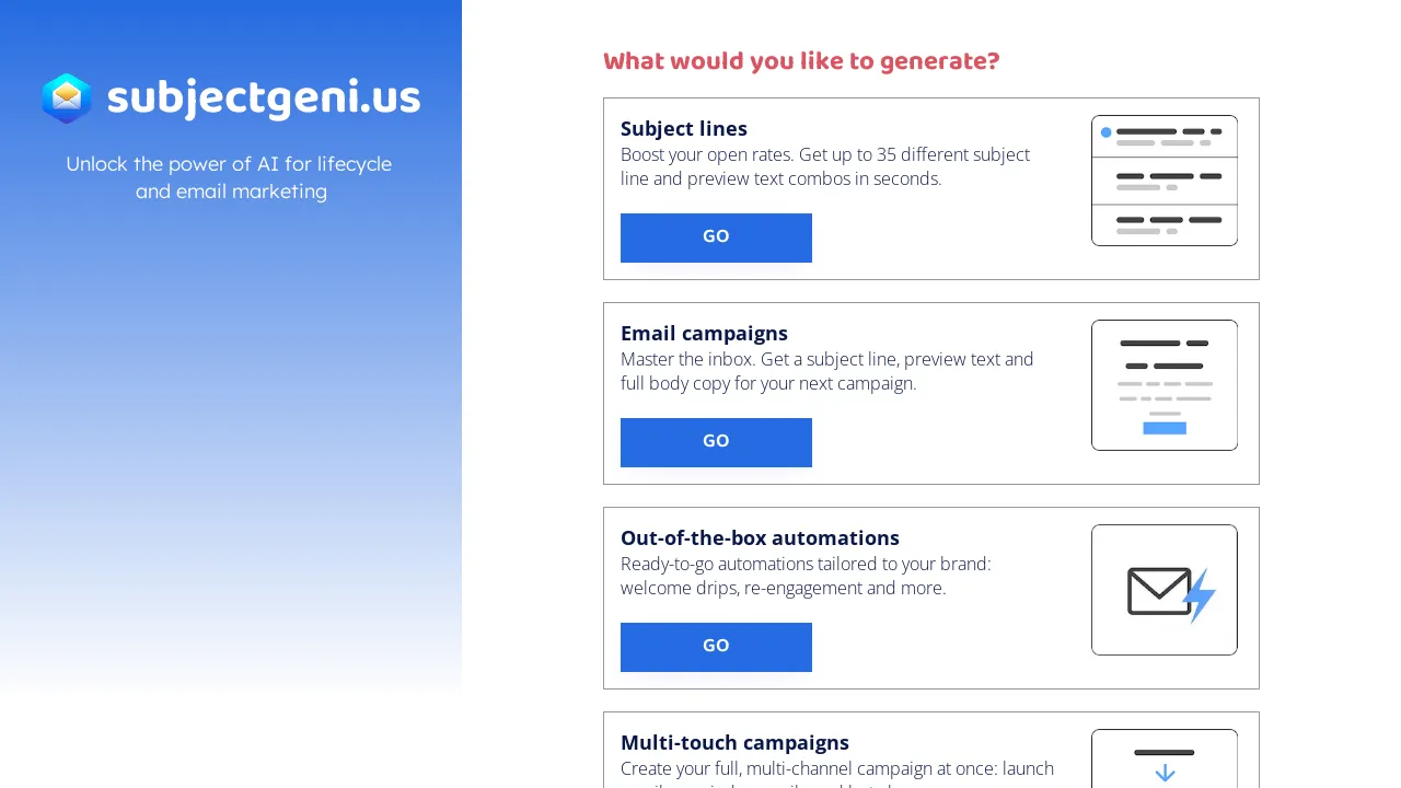 Subjectgenius screenshot