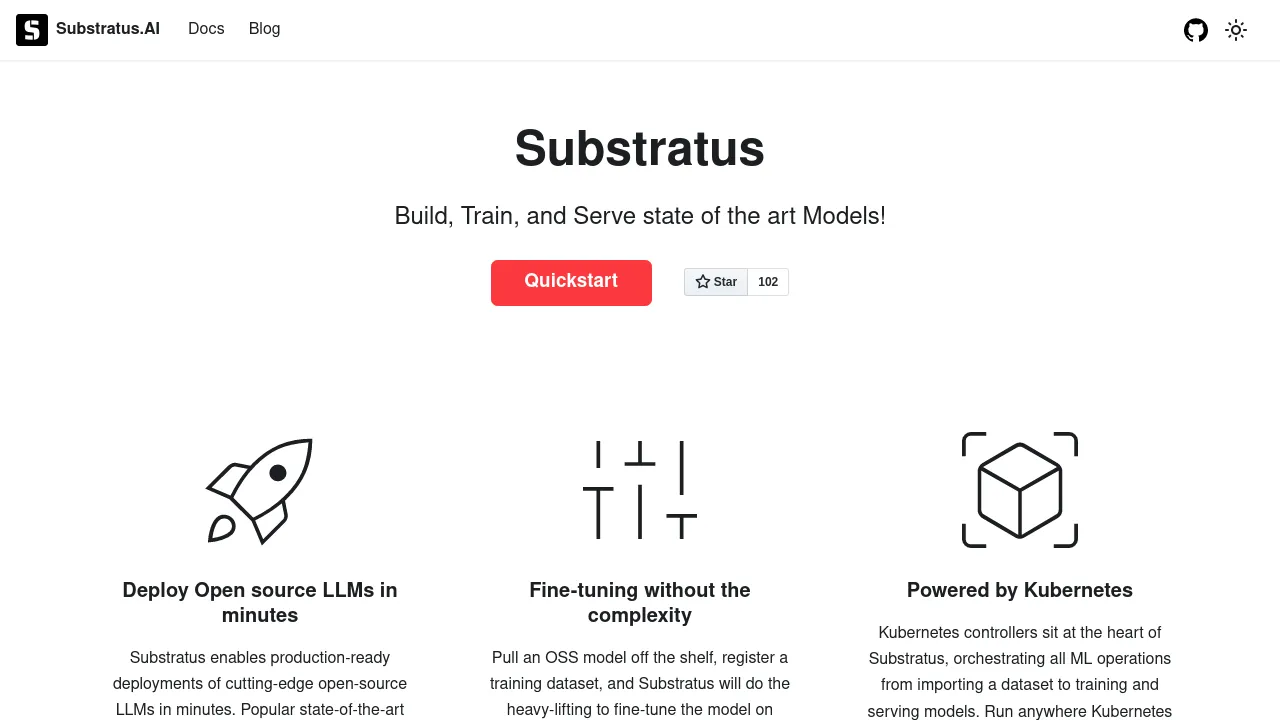 Substratus screenshot