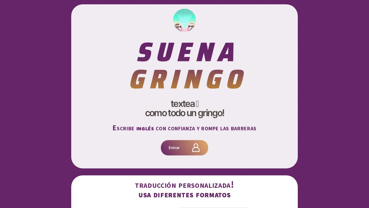 SuenaGringo AI screenshot