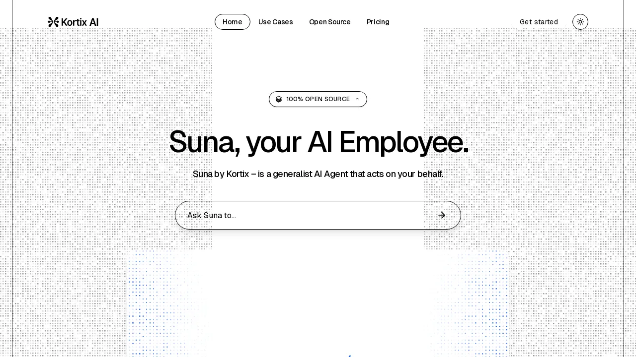 Suna AI: Your Open-Source AI Employee for Complex Tasks screenshot