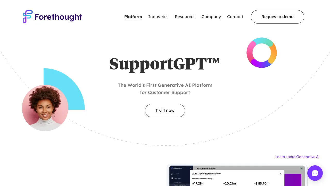 SupportGPT screenshot