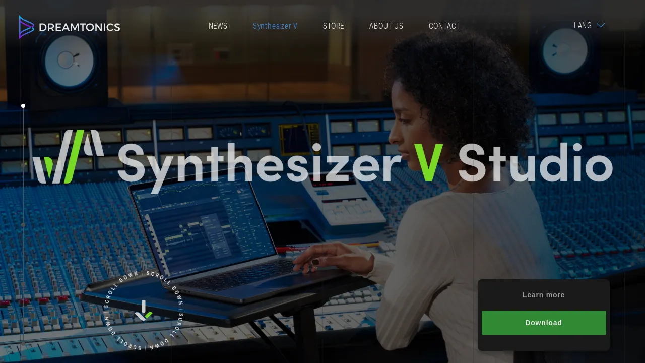 Synthesizer V screenshot