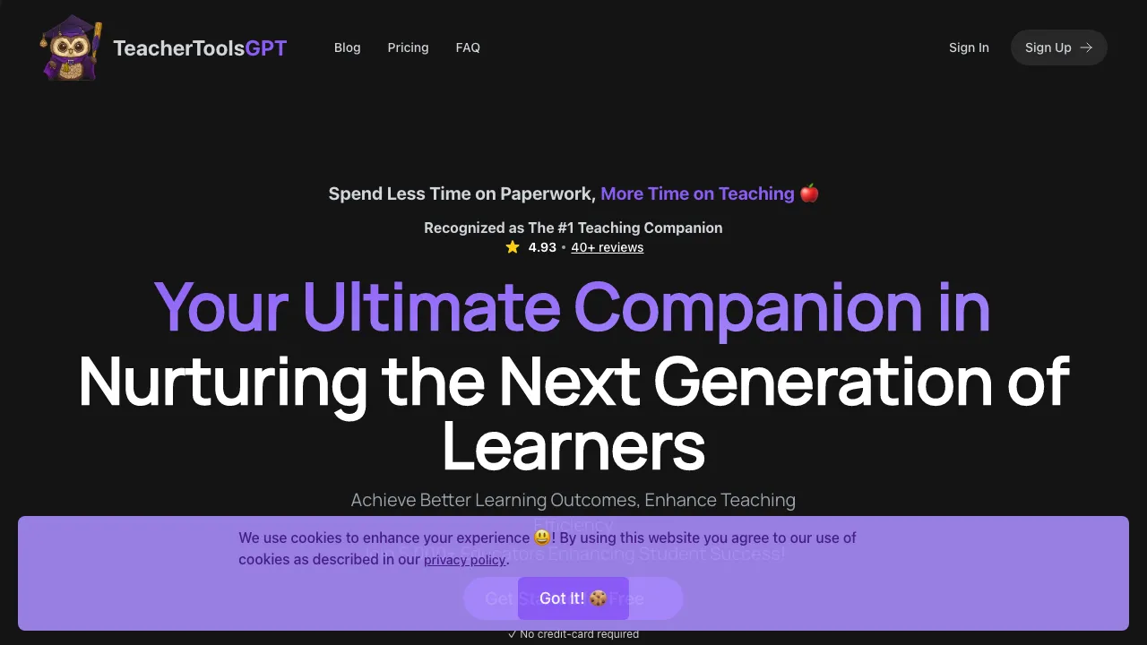 TeacherToolsGPT screenshot