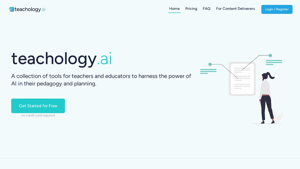 Teachology.ai screenshot