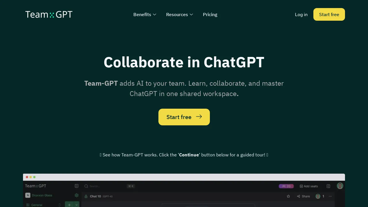 Team GPT screenshot