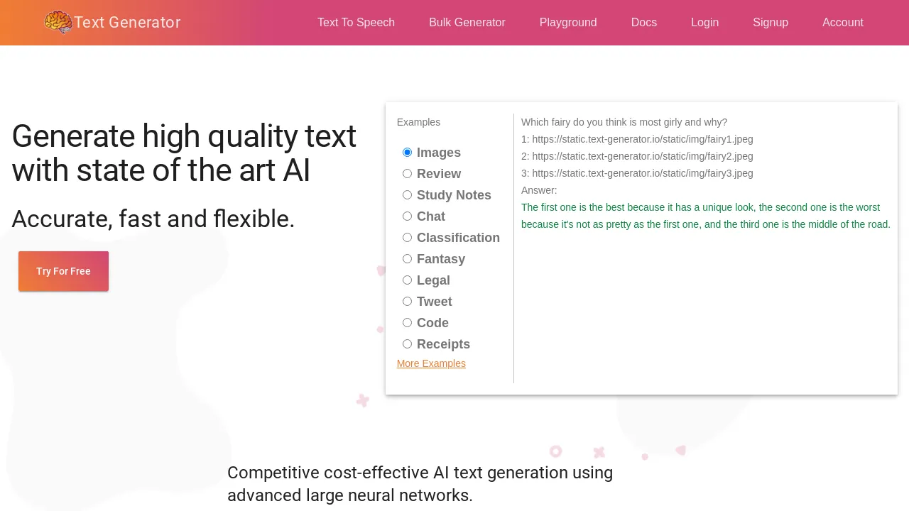 Text-Generator screenshot