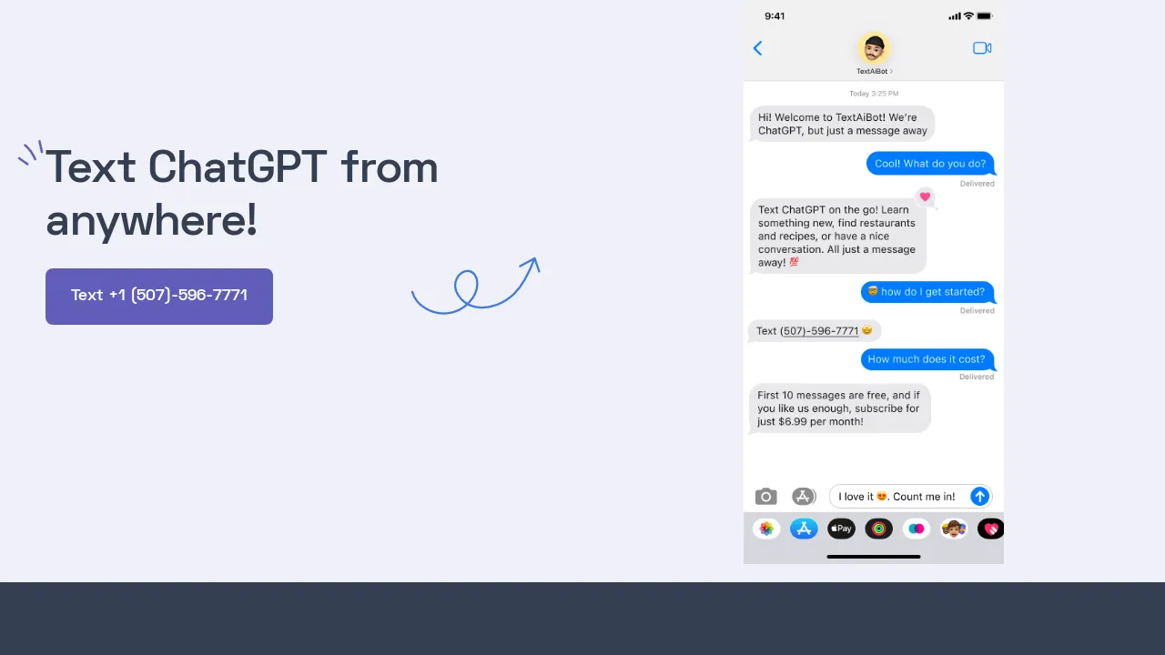 Textaibot screenshot