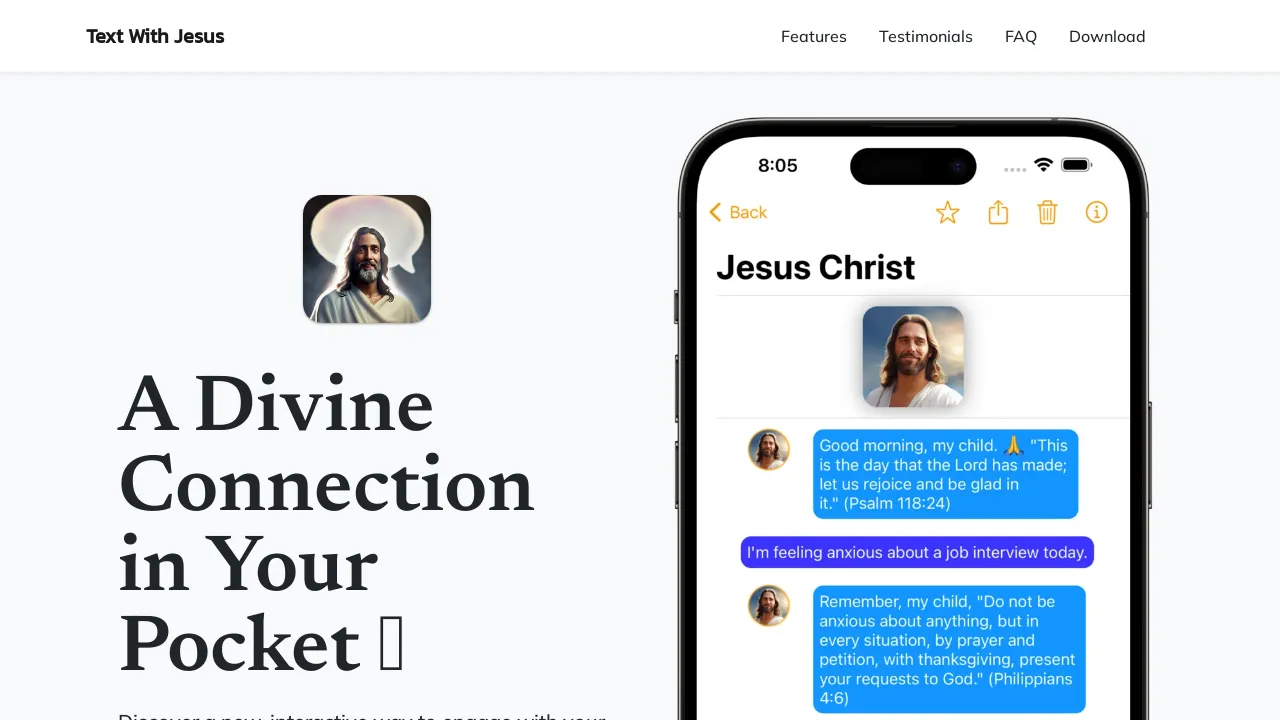 TextwithJesus screenshot