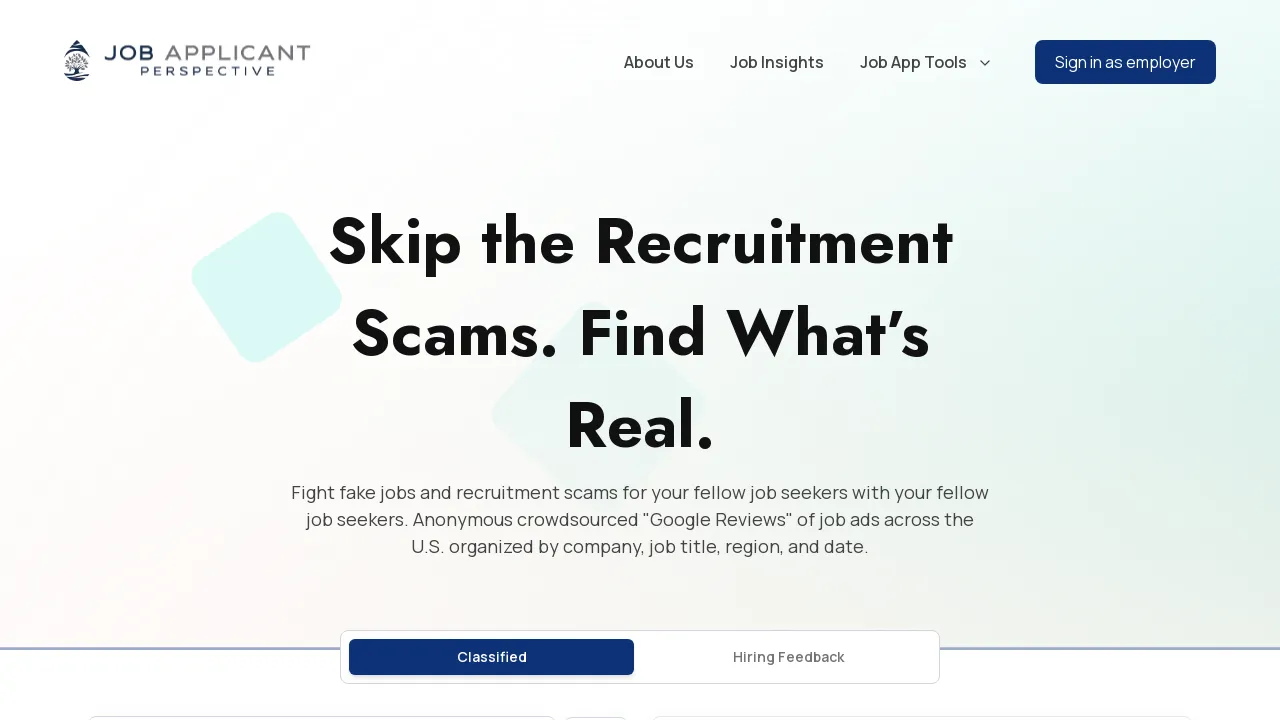 The Job Applicant Perspective