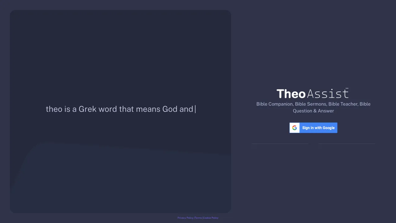 TheoAssist screenshot