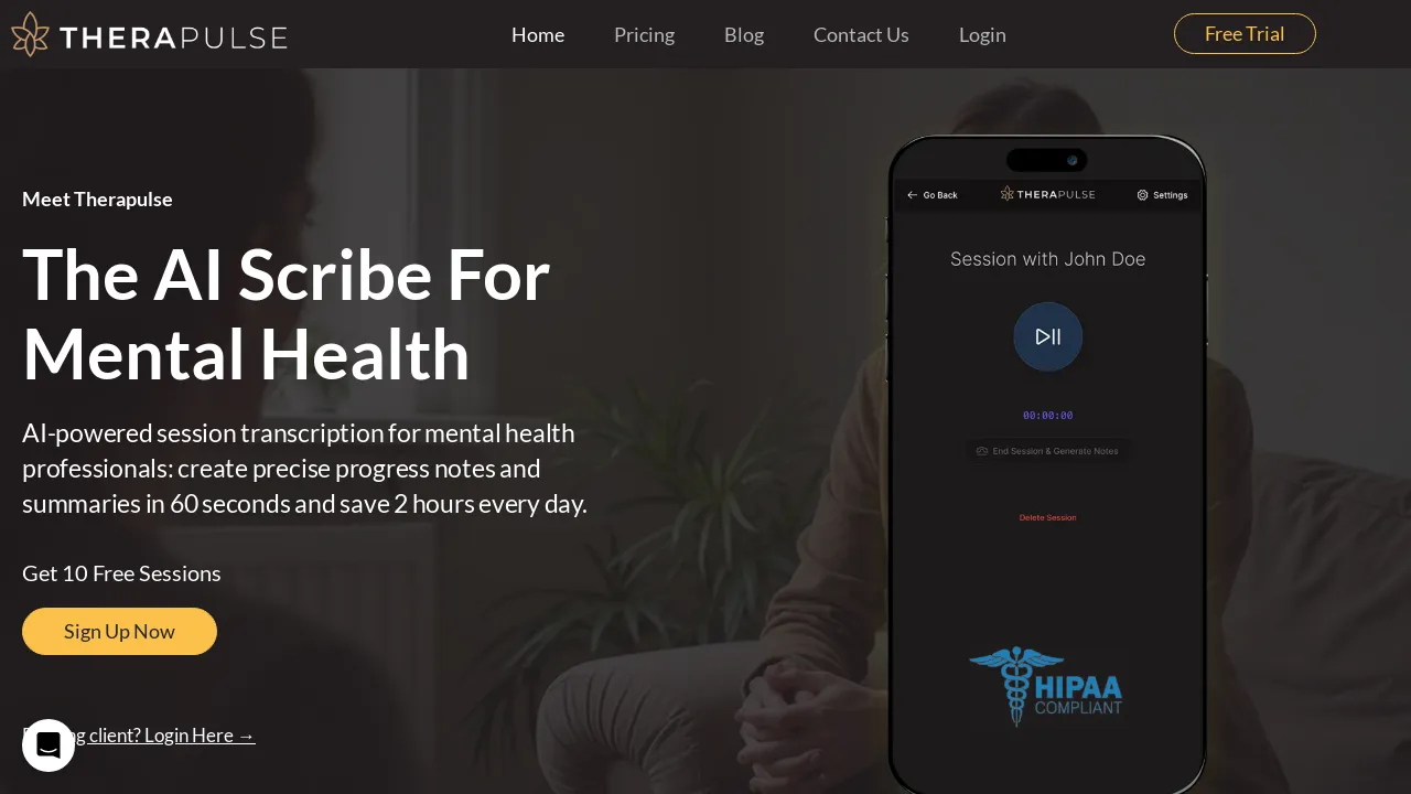 Therapulse screenshot