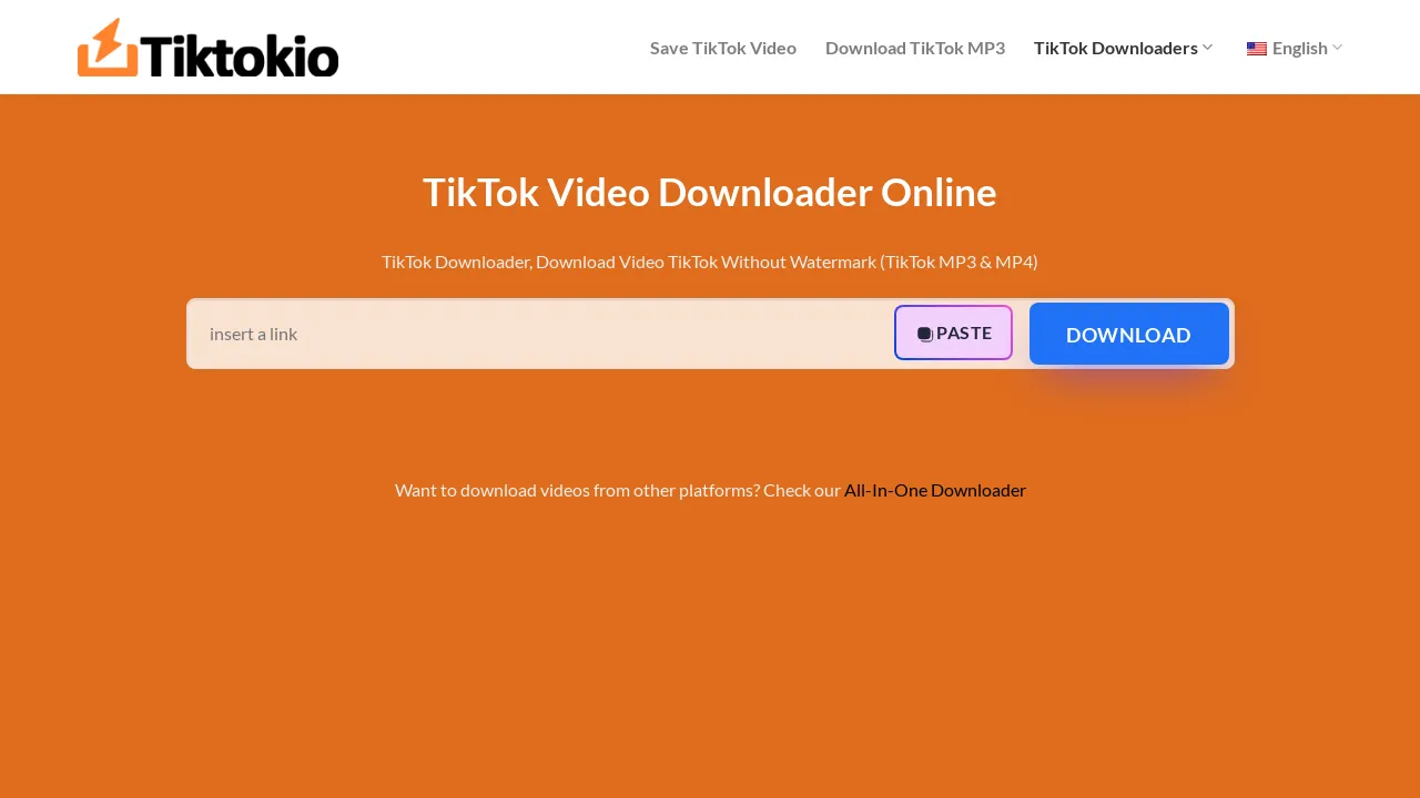 TikTokio: TikTok Downloader