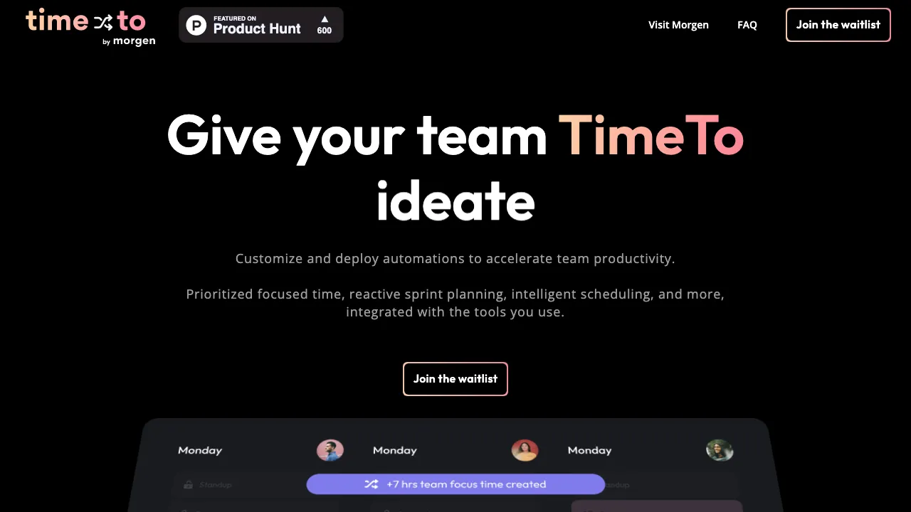 TimeTo screenshot