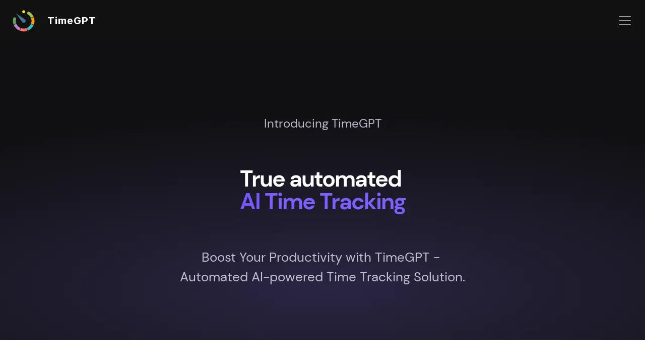 Timegpt screenshot