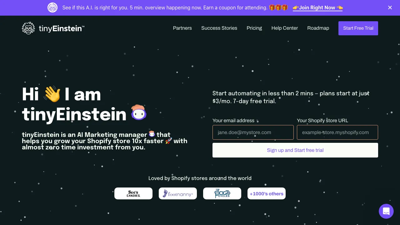 TinyEinstein screenshot