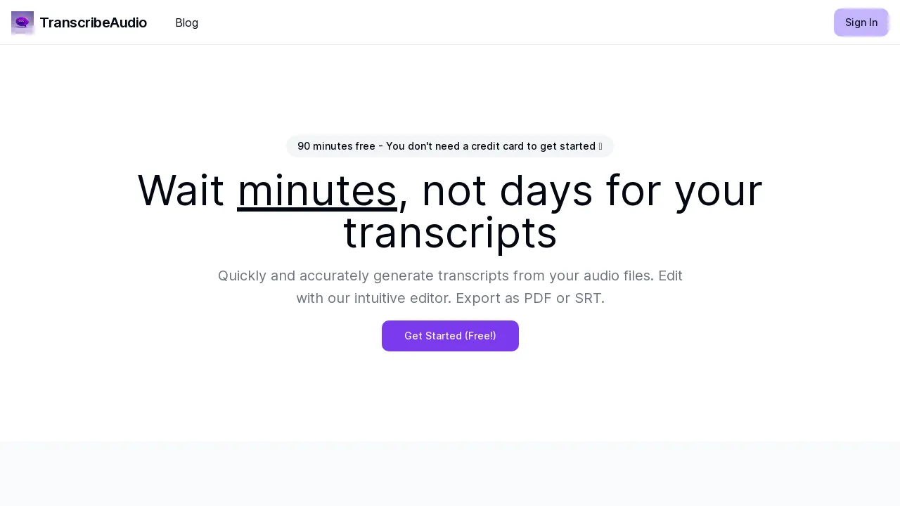 TranscribeAudio