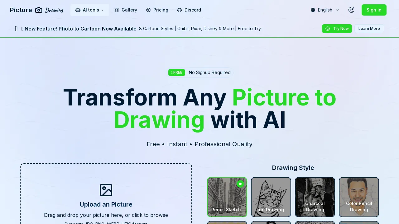 Transform Any Photo to Sketch with AI