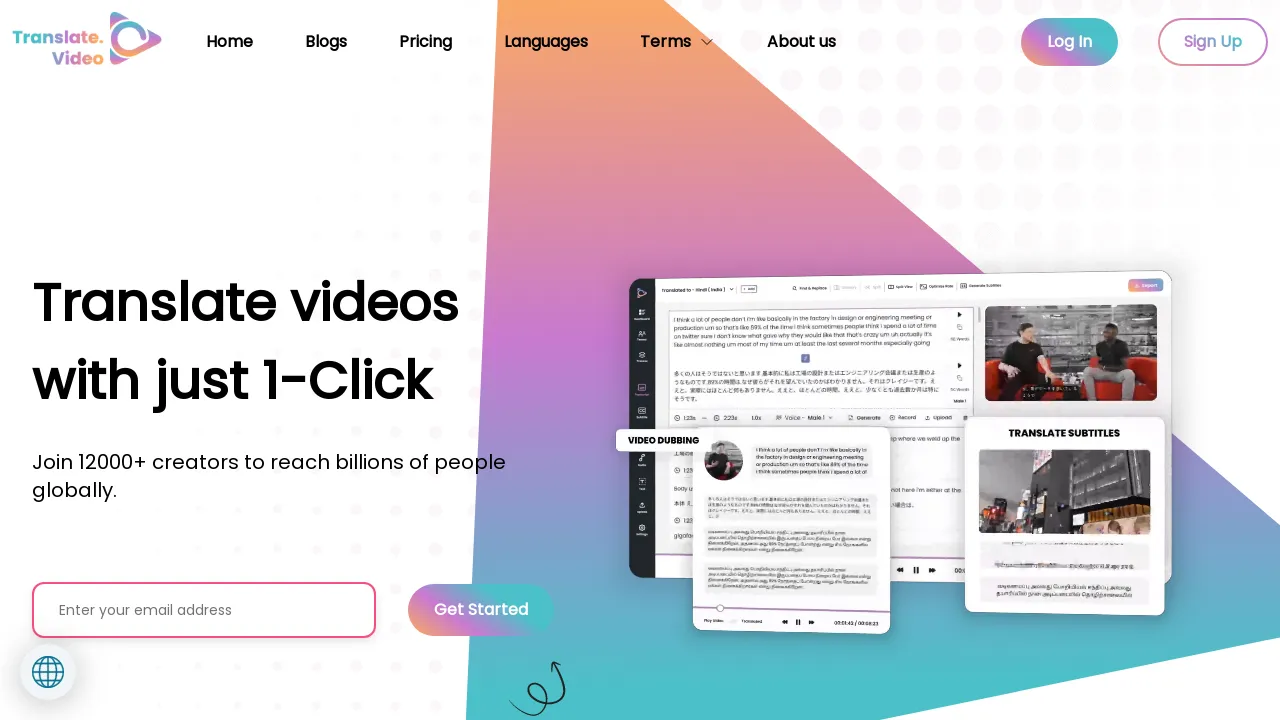 Translate.Video screenshot